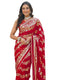 Vasthrlay Georgette Printed Unstitched Orange Saree
