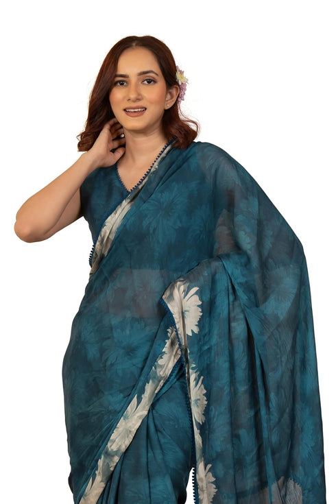 Vasthrlay Fashion Chiffon Printed Ethnic Wear
