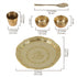Brass Pooja Thali Set 5 Inches
