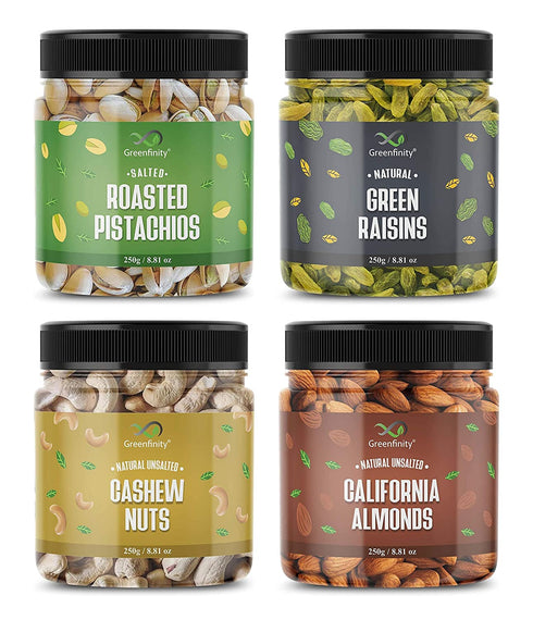 GreenFinity Premium Dry Fruit Combo