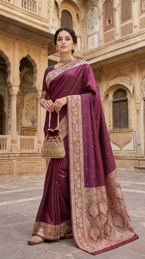 Vasthrlay Banarasi Mashru Traditional
