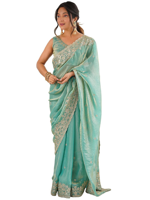 Vasthrlay Lavender Embroidery Unstitched Vt Ethnic Wear
