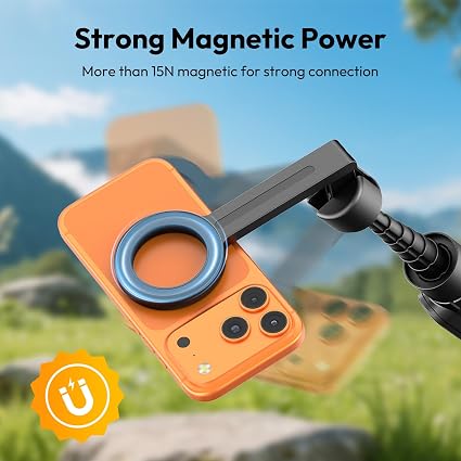 Ulanzi SK26 Magnetic Phone Tripod | 2-in-1 Selfie Stick Tripod Stand with Remote