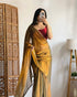 VasthrlayBoarder Unstitched Chhaava Mustardd Mustard Free Ethnic Wear