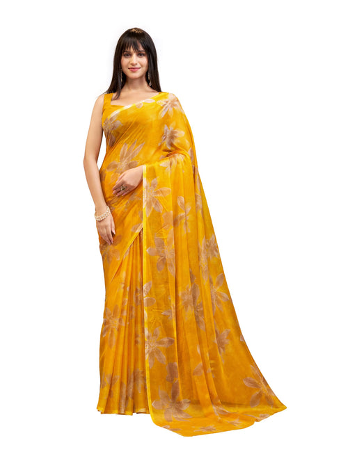 Vasthrlay Chiffon Floral Saree