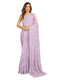 Vasthrlay Chiffon Embroidery Unstitched Lightpurple Ethnic Wear
