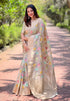 Vasthrlay Organza Handloom Blouse Ethnic Wear