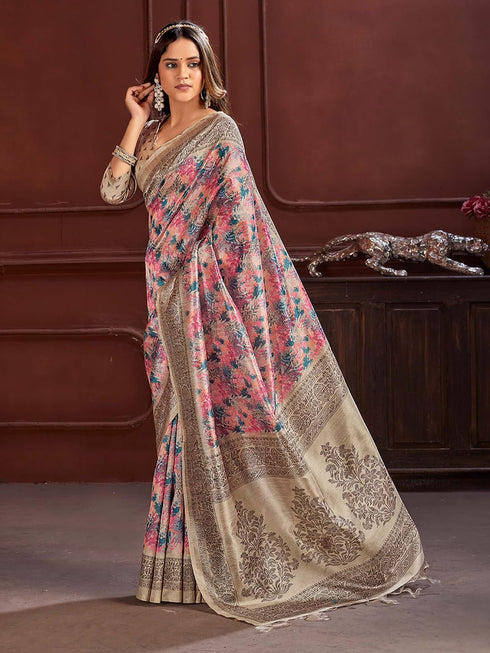 Vasthrlay Printed Unstitched Hs Ethnic Wear
