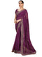 Vasthrlay Embroidery Bandhani Unstitched Rama Green Saree