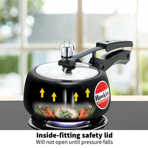 Hawkins Contura Black Pressure Cooker