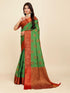 Vasthrlay Banarasi Mehendi Ethnic Wear