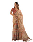Vasthrlay Handloom Grey Beige Traditional Saree