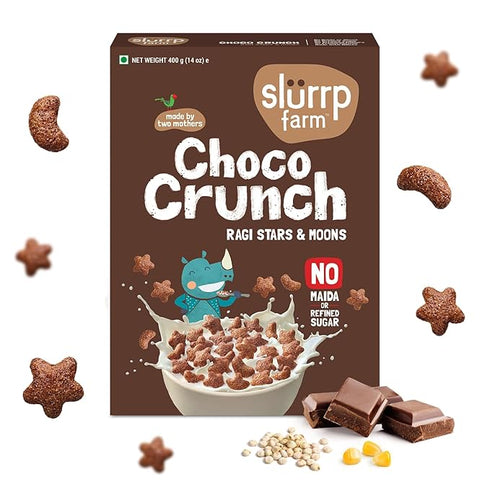 Slurrp Farm No Maida, No Refined Sugar Choco Crunch Cereal