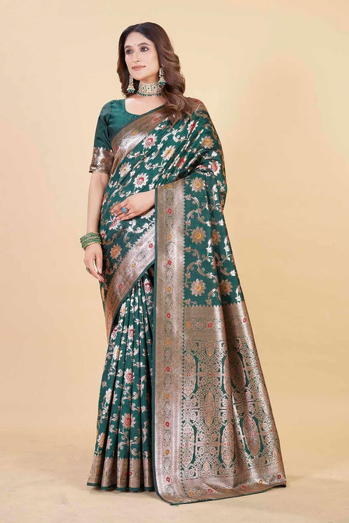 Vsathrlay Kanjivaram Banarasi Festival Wedding Ethnic Wear