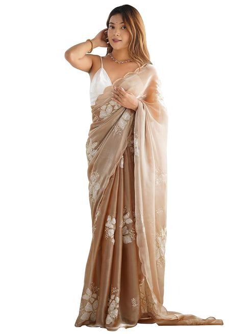 Vasthrlay Handcrafted Embroidered Contrast Rt Ethnic Wear