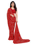 Vasthrlay Georgette Bandhani Printed Maroon Saree