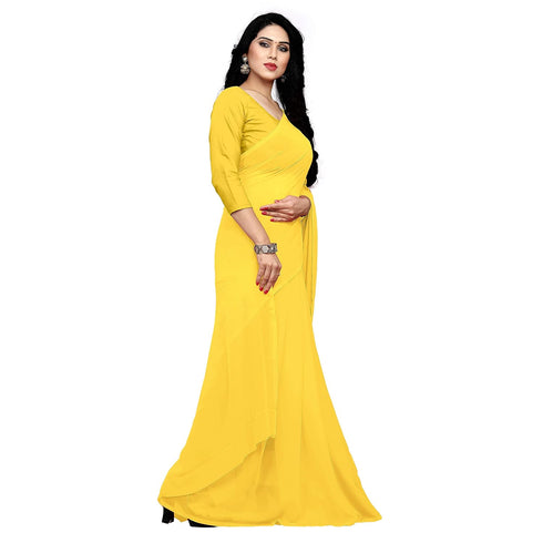 VasthrlayTextile Georgette Unstitched Pink Free Ethnic Wear