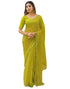 Vasthrlay Chiffon Blouse Maroon Saree