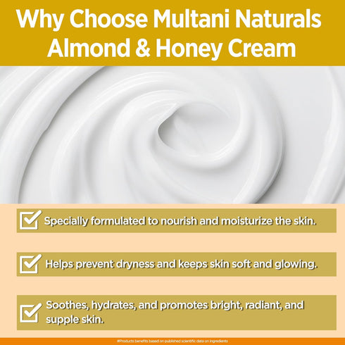Multani Naturals Almond & Honey Cream