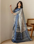 Vasthrlay Womens Printed Minute Green Saree