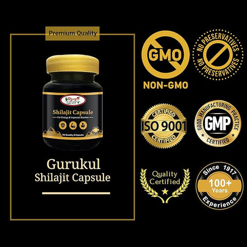 Gurukul Ayurved Pharmacy Shilajit Capsule