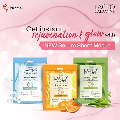 Lacto Calamine Vitamin C Face Sheet Mask