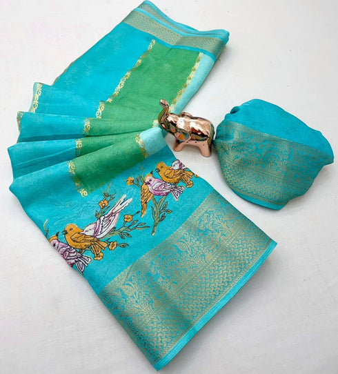 Vasthrlay Bandhani Kanjivaram Weaving