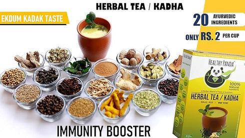 HEALTHY PANDA (50 g x 2) - 100% Natural Desi Kadha/Kashaya Powder