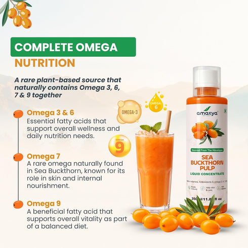 AMASYA NATURALS Himalayan Sea Buckthorn Juice