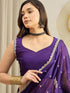 Vasthrlay Georgette Sequence Embroidered Unstitched Ethnic Wear