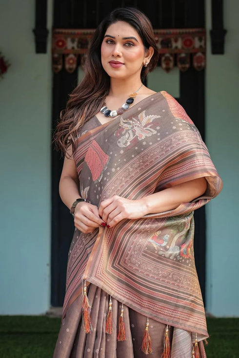 Vasthrlay Cotton Unstitched Blouse Ethnic Wear