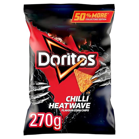 Doritos Stranger Thins Edition Chilli Heatwave Corn Chips 270g