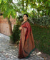 Vasthrlay Maroon Kanjivaram Saree