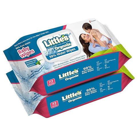 Little's Organix 99% Pure Water Baby Wipes