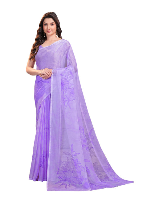 Vasthrlay Chiffon Floral Saree