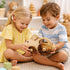 Wooden Rabbit Pull-Along Toy for Toddlers