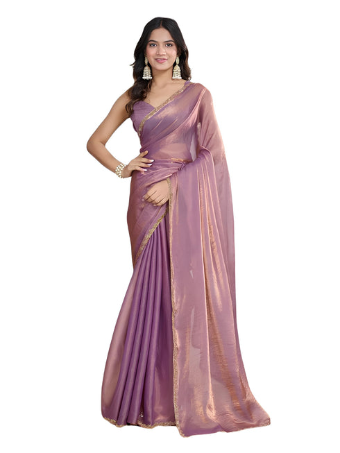 Vasthrlay Border Unstitched Saree