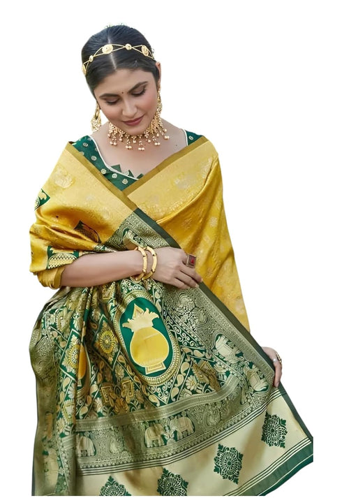 Vasthrlay Banarasi Kanjivaram Printed Az Ys Houseful Ethnic Wear