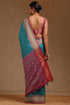 Vasthrlay Turquoise Woven Design