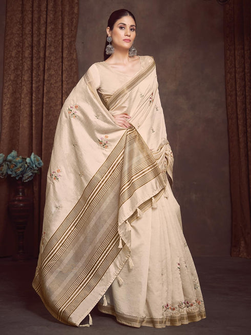 Vasthrlay Embroidered Unstitched Hs Ethnic Wear