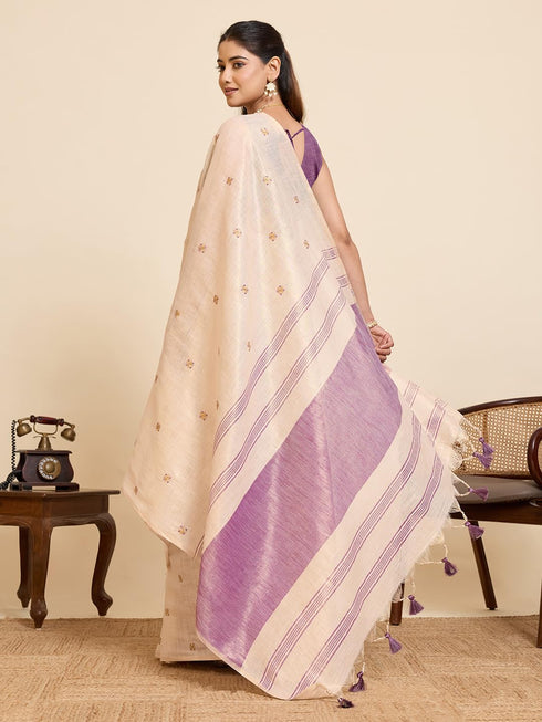 Vasthrlay Premium Embroidery Beautiful Attached