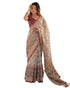 Vasthrlay Handloom Grey Beige Traditional Saree