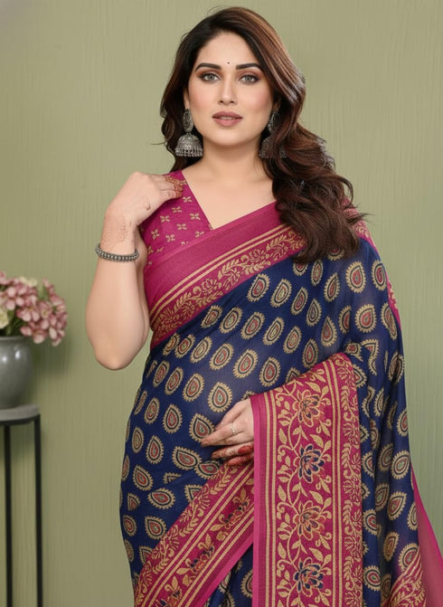 Vasthrlay Georgette Traditional Ethinic Az Ys Vaidika Ethnic Wear