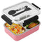 TuCo® Lunch Box 3 Compartment Leak-Proof BPA Free Food Container Large