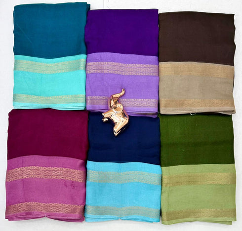 Vasthrlay Silk Saree Dark Blue
