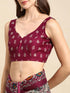 Vasthrlay Cotton Printed Mulmul Black Saree
