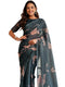 Vasthrlay Womens Printed Unstitched Dusty Pink Saree
