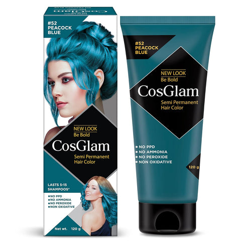 Cosglam Semi Permanent Hair Color Peacock Blue (#52)