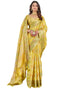 Vasthrlay Banarasi Jacquard Unstitched Grey Saree