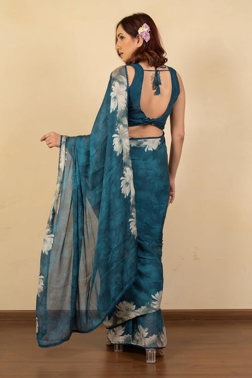 Vasthrlay Fashion Chiffon Printed Ethnic Wear